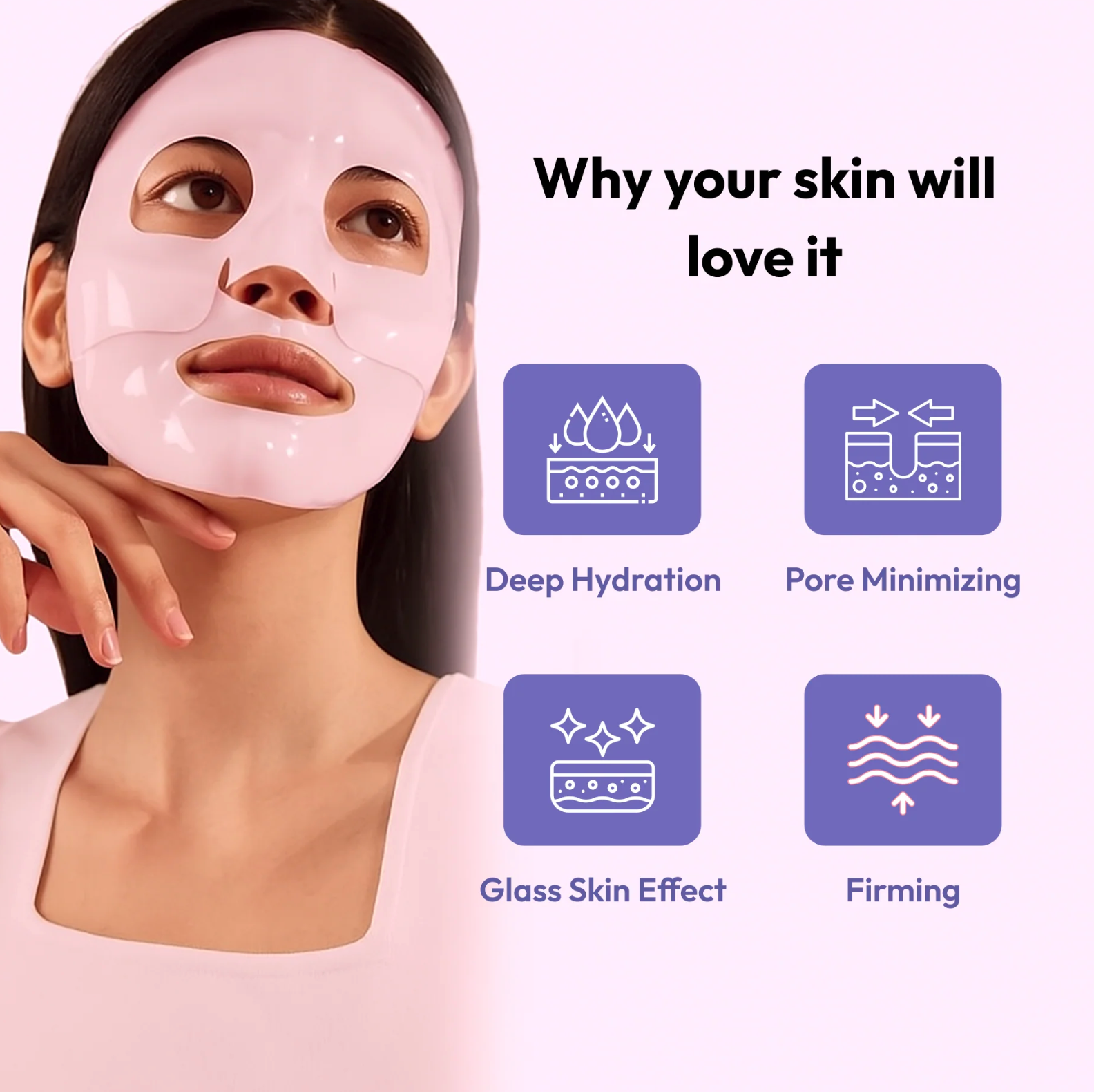 Clora Salmon PDRN Pink Collagen Face Mask